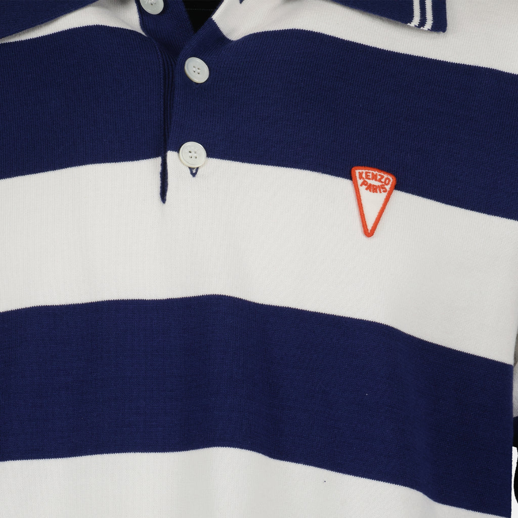 Polos Polo rayé Kenzo Bleu Homme