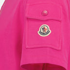 ポロシャツ ロゴポロシャツ Moncler ピンク 女性