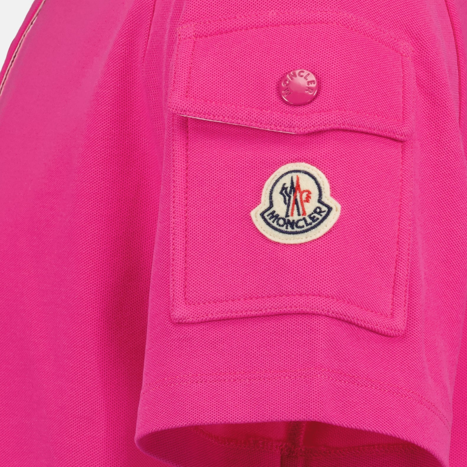 ポロシャツ ロゴポロシャツ Moncler ピンク 女性