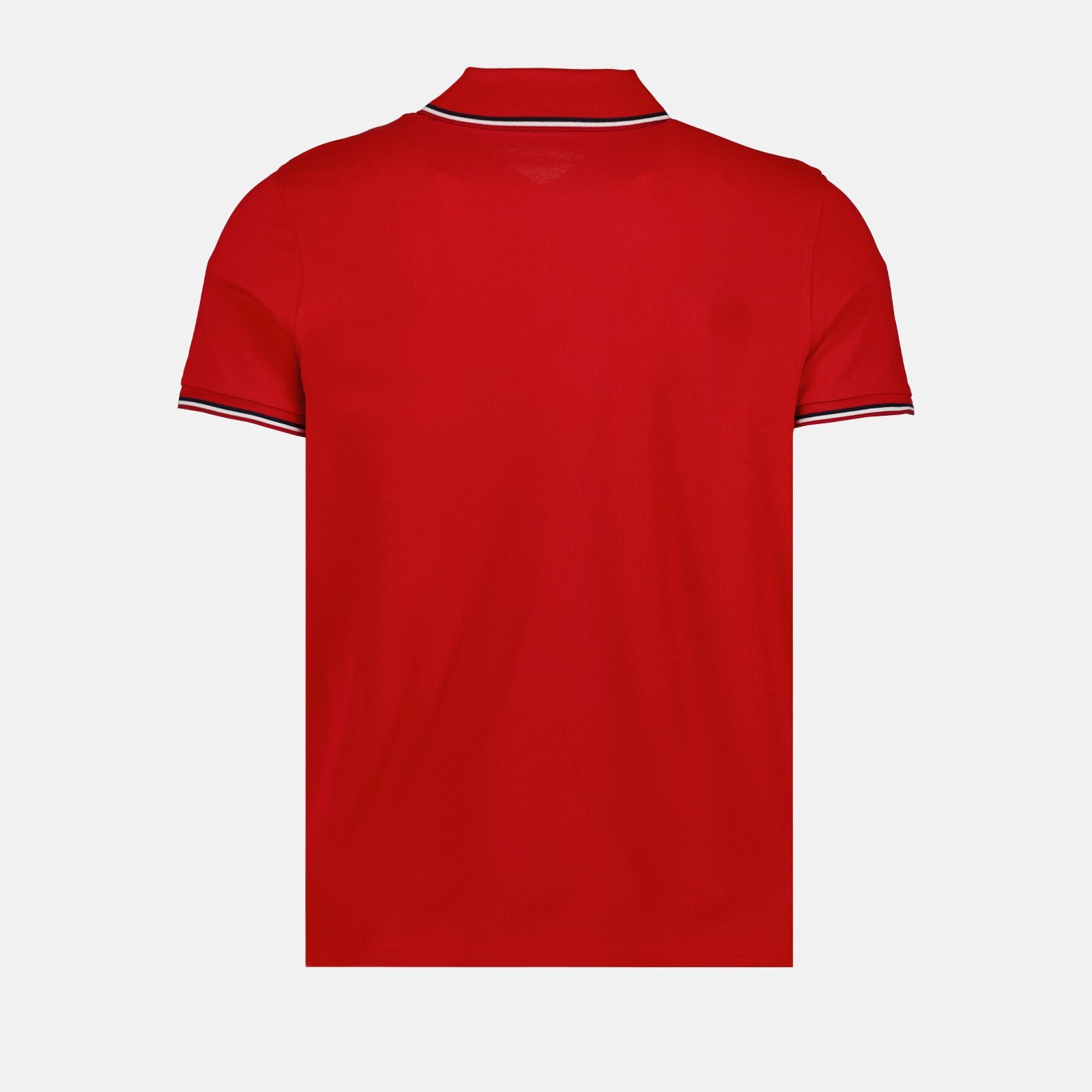 Polos Polo à logo et liseré Rouge Moncler Rouge Homme