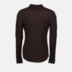 Polos Polo Sebastian en cachemire Orlebar Brown Marron Homme