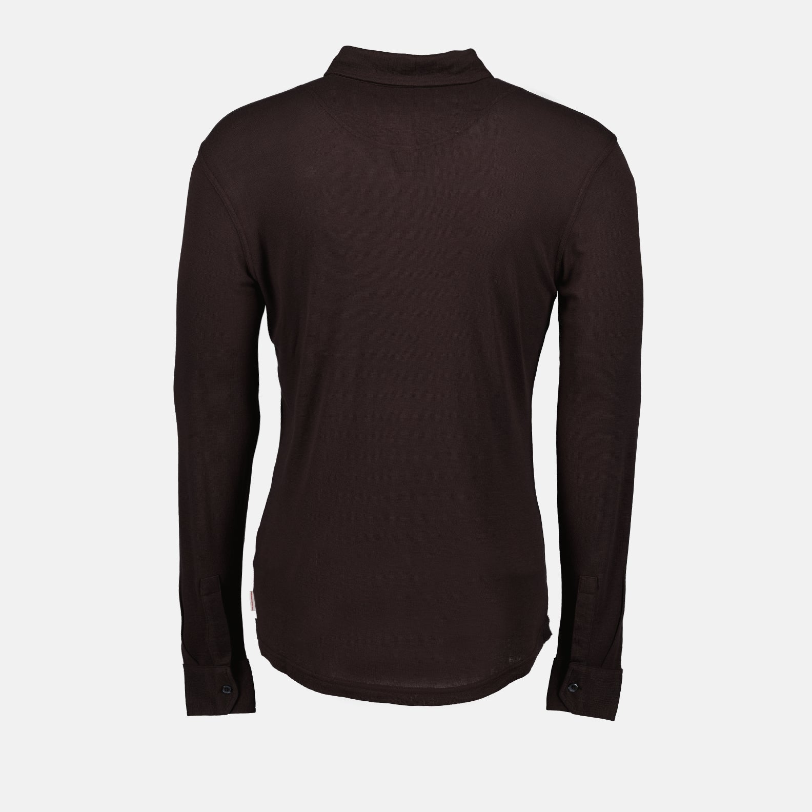 Polos Polo Sebastian en cachemire Orlebar Brown Marron Homme