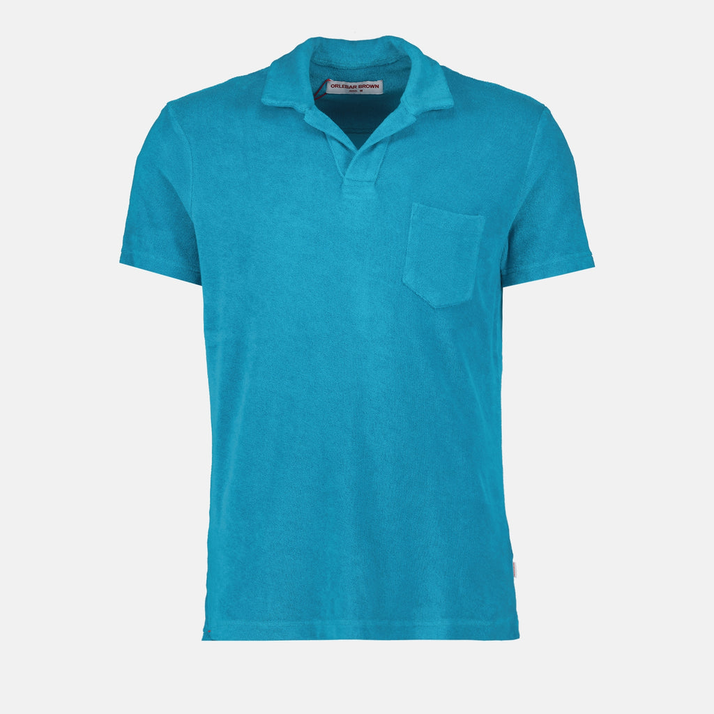 Poloshirts Polo Terry Orlebar Brown Blau Homme