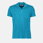 Poloshirts Polo Terry Orlebar Brown Blau Homme