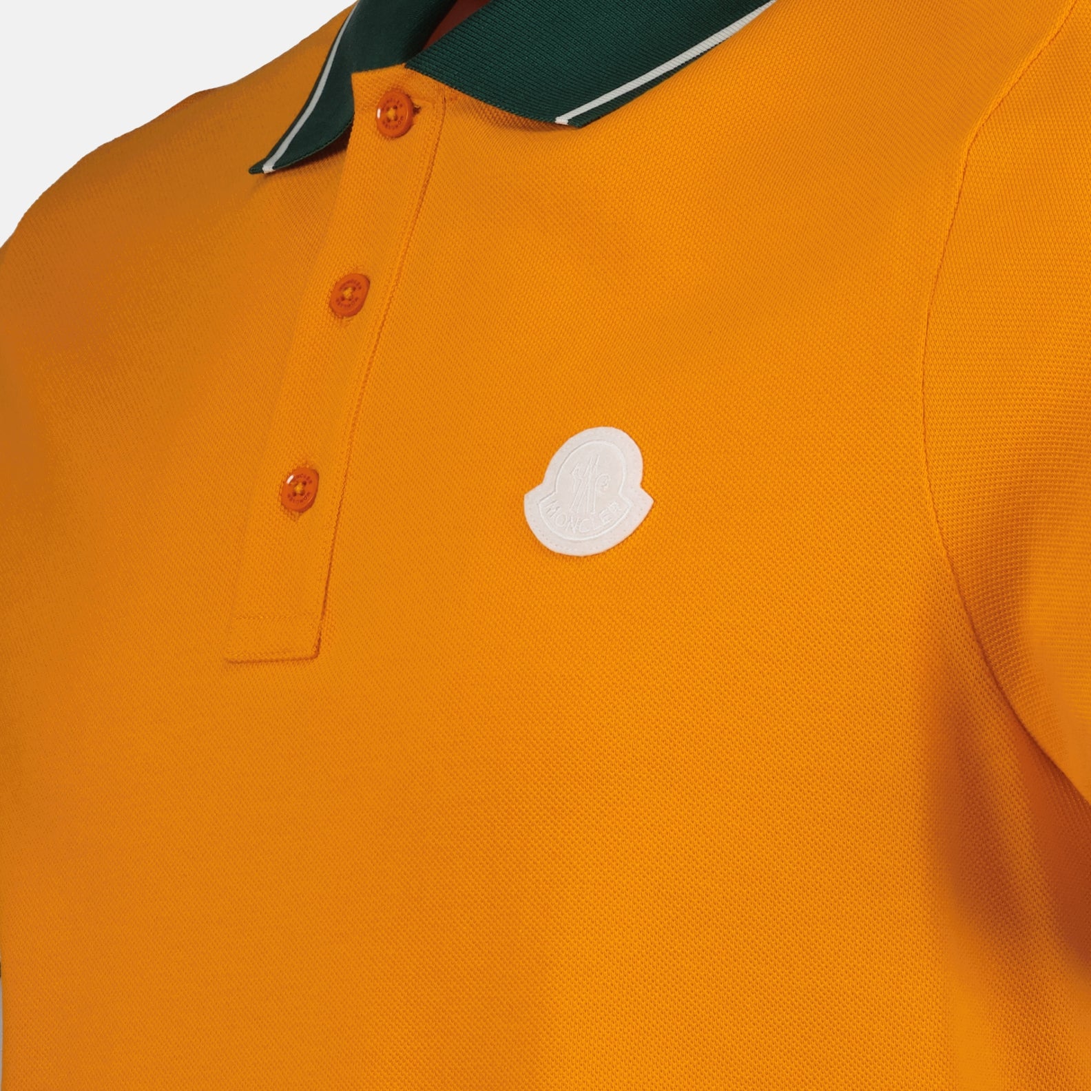 폴로 셔츠 Polo tricolore Moncler 주황색 Homme