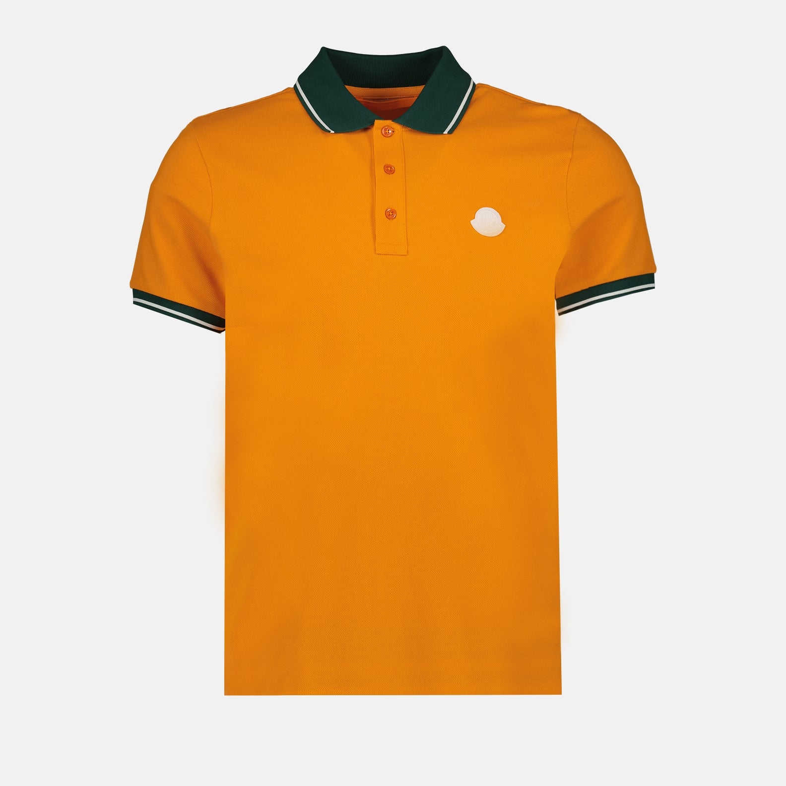 폴로 셔츠 Polo tricolore Moncler 주황색 Homme