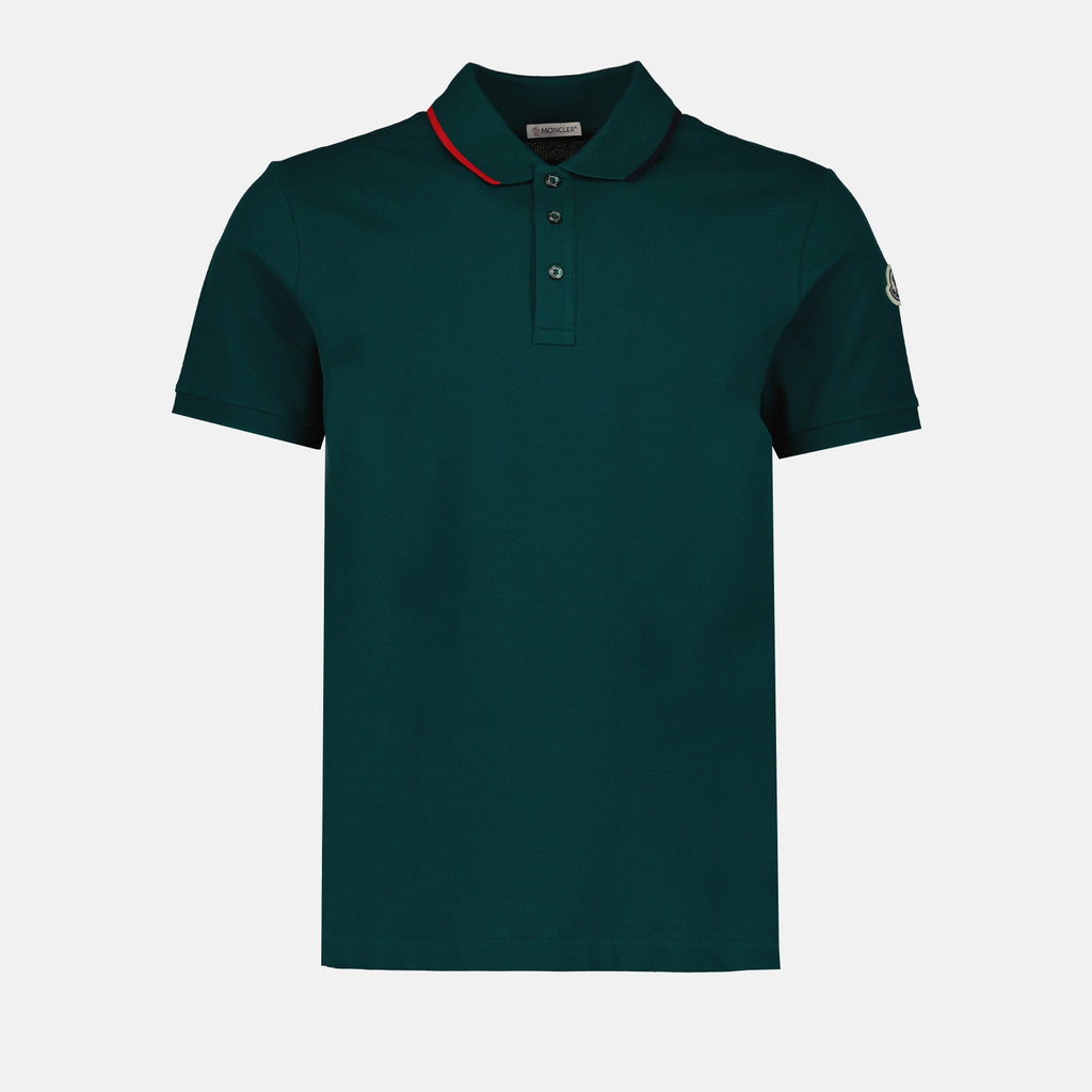 Polos Polo à logo Moncler Verde Homme