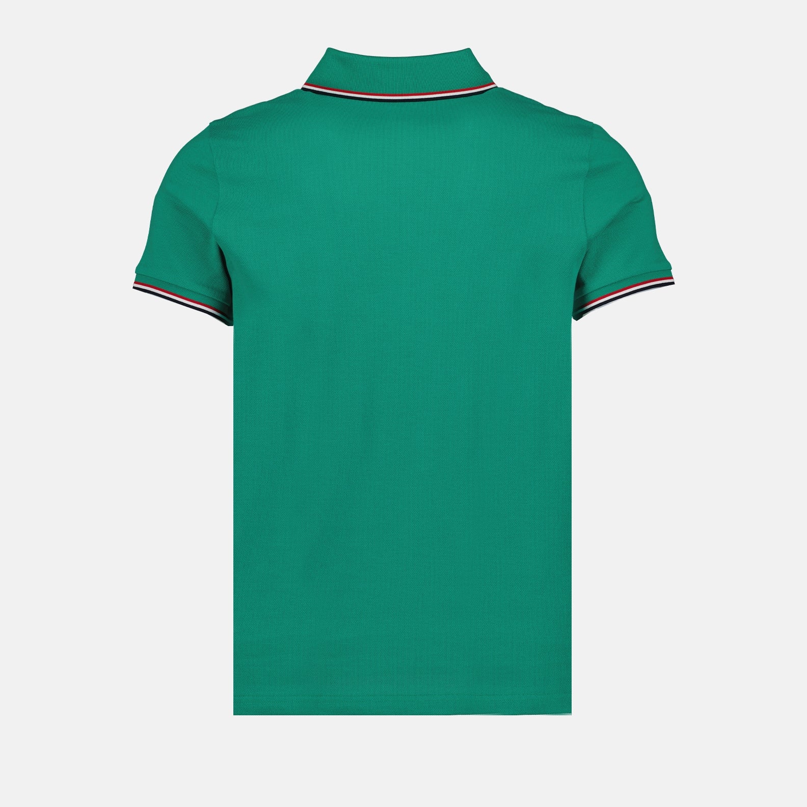 Polos Polo à logo et liseré Moncler Verde Homme