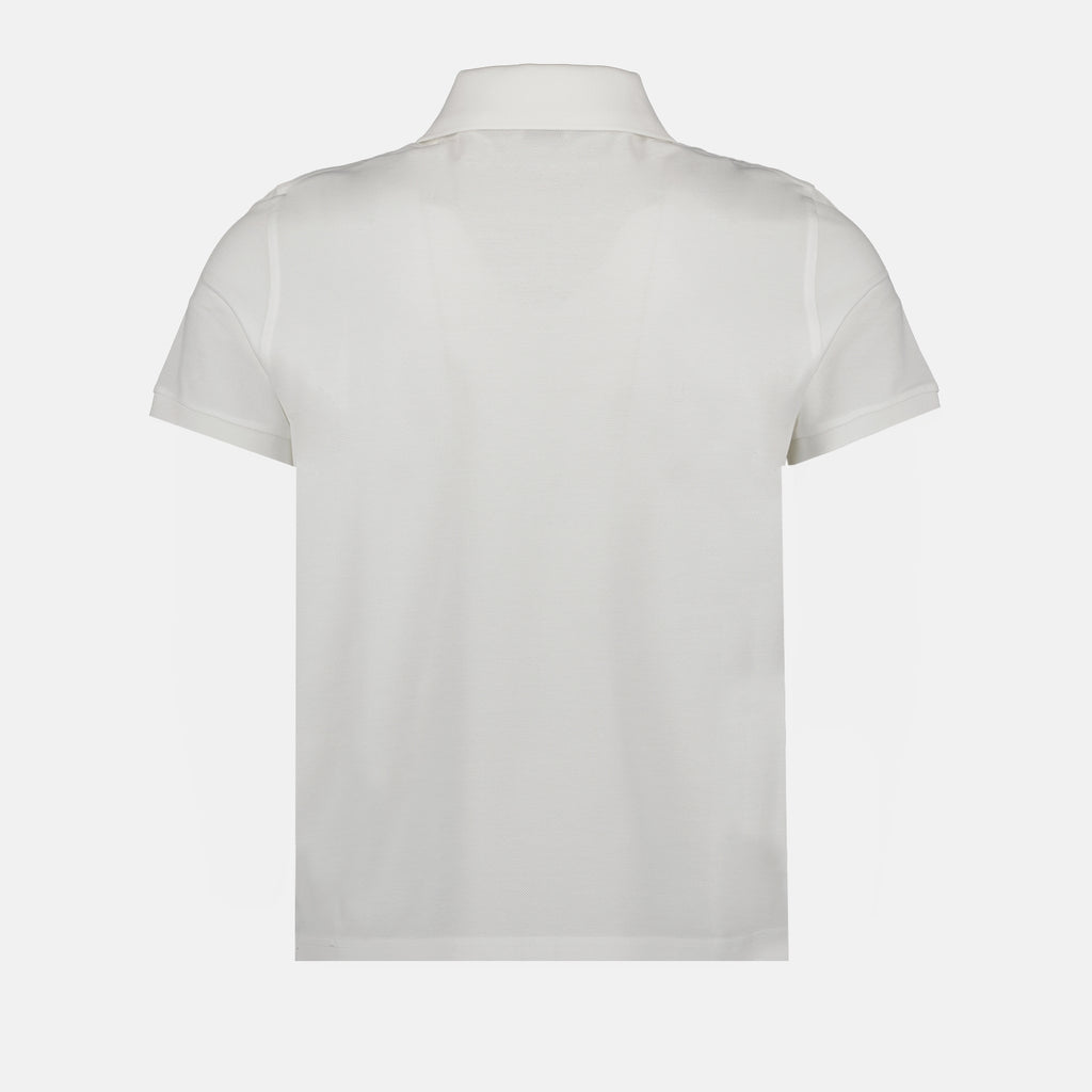 Polo shirts YSL polo shirt Saint Laurent White Man