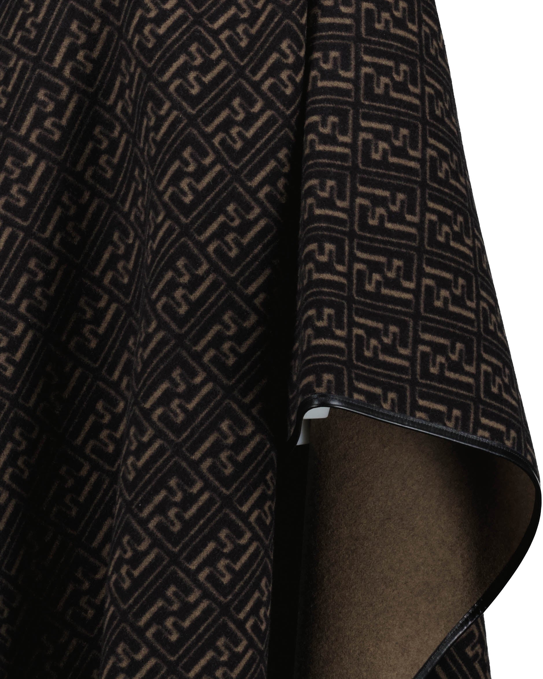 Giacche Poncho FF Fendi Marrone Unisex