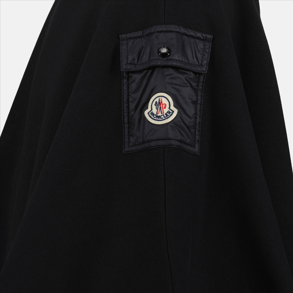 Vestes Poncho à capuche Moncler Noir Femme