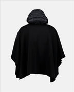 Vestes Poncho à capuche Moncler Noir Femme