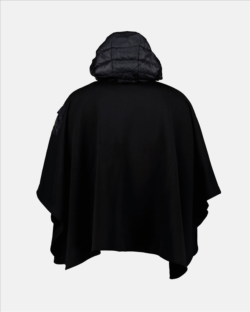 Vestes Poncho à capuche Moncler Noir Femme