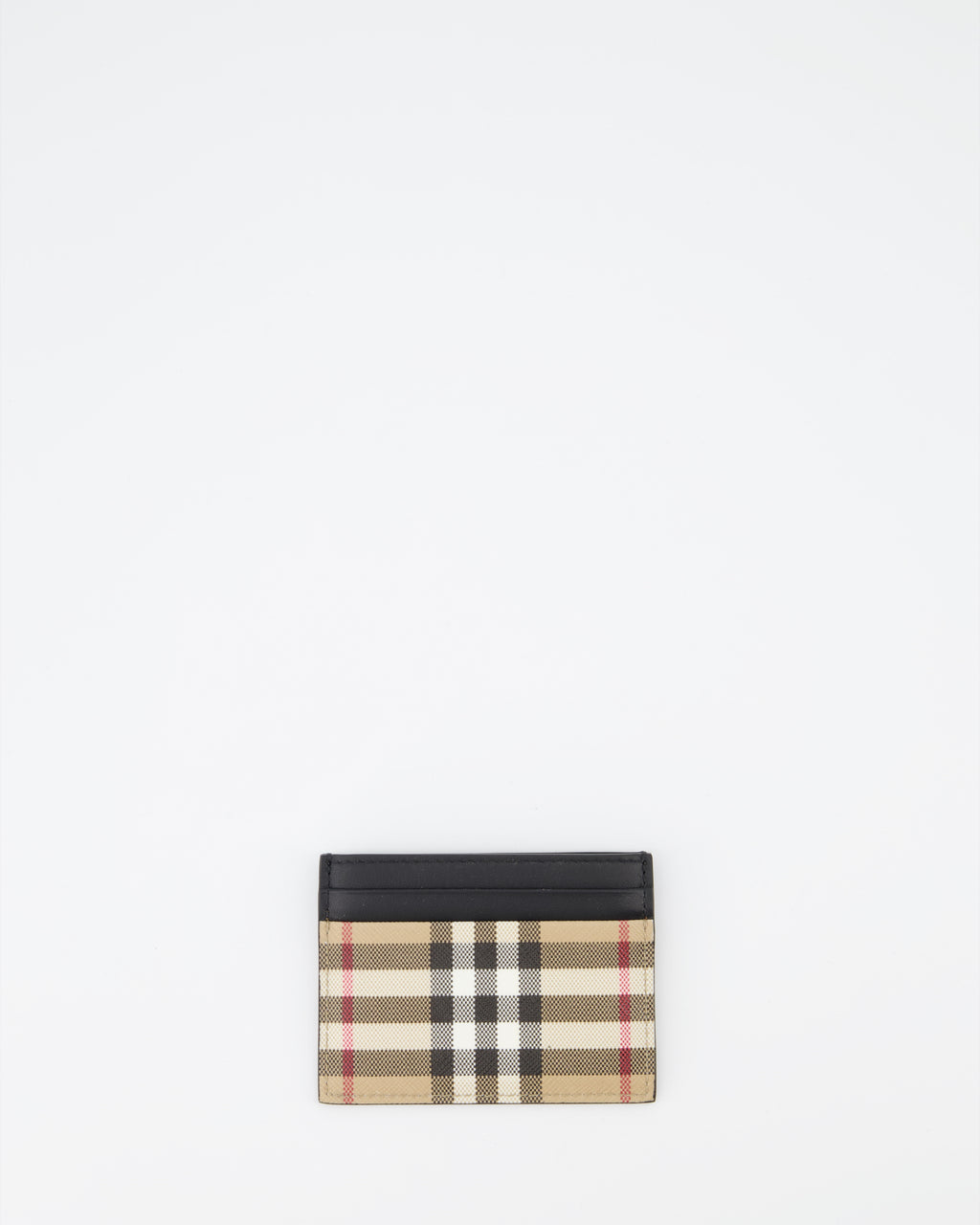 Pequeños artículos de cuero Porte-cartes à carreaux Burberry Beige Homme