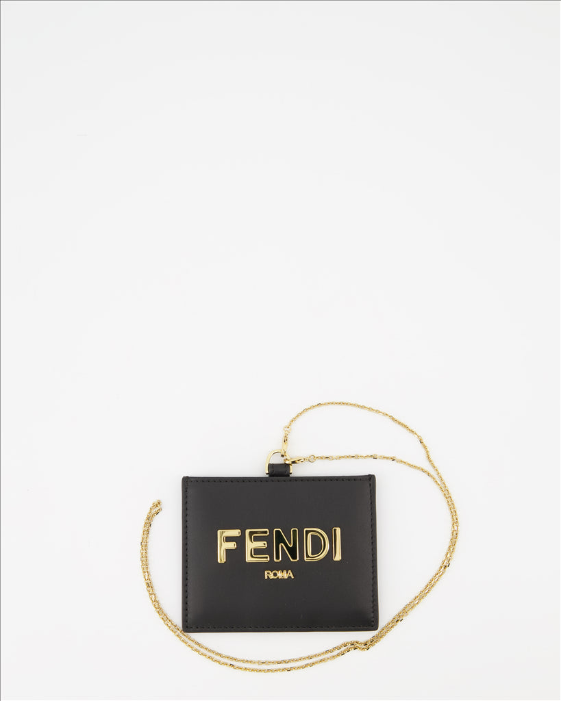 Small leather goods Fendi Roma card holder Fendi Black Women