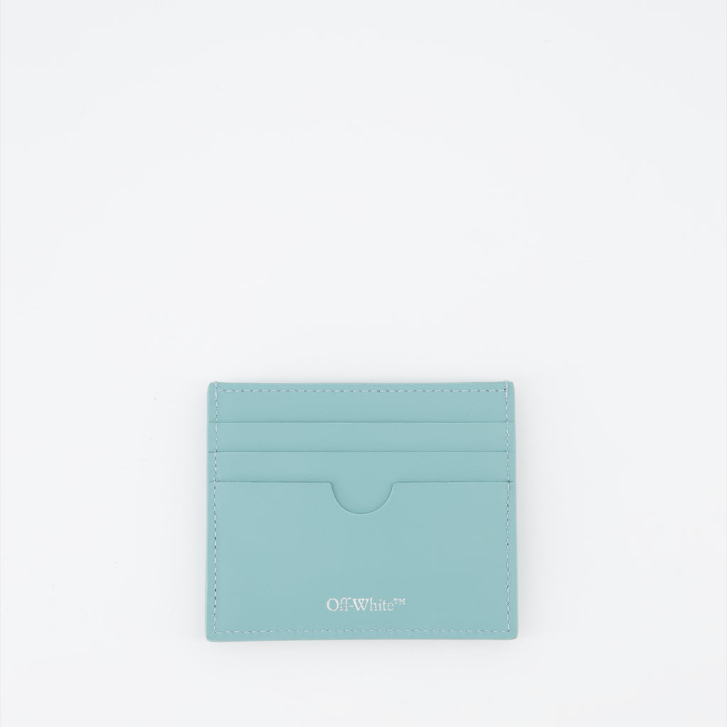 Petite maroquinerie Porte-cartes Jitney Off-White Bleu Femme