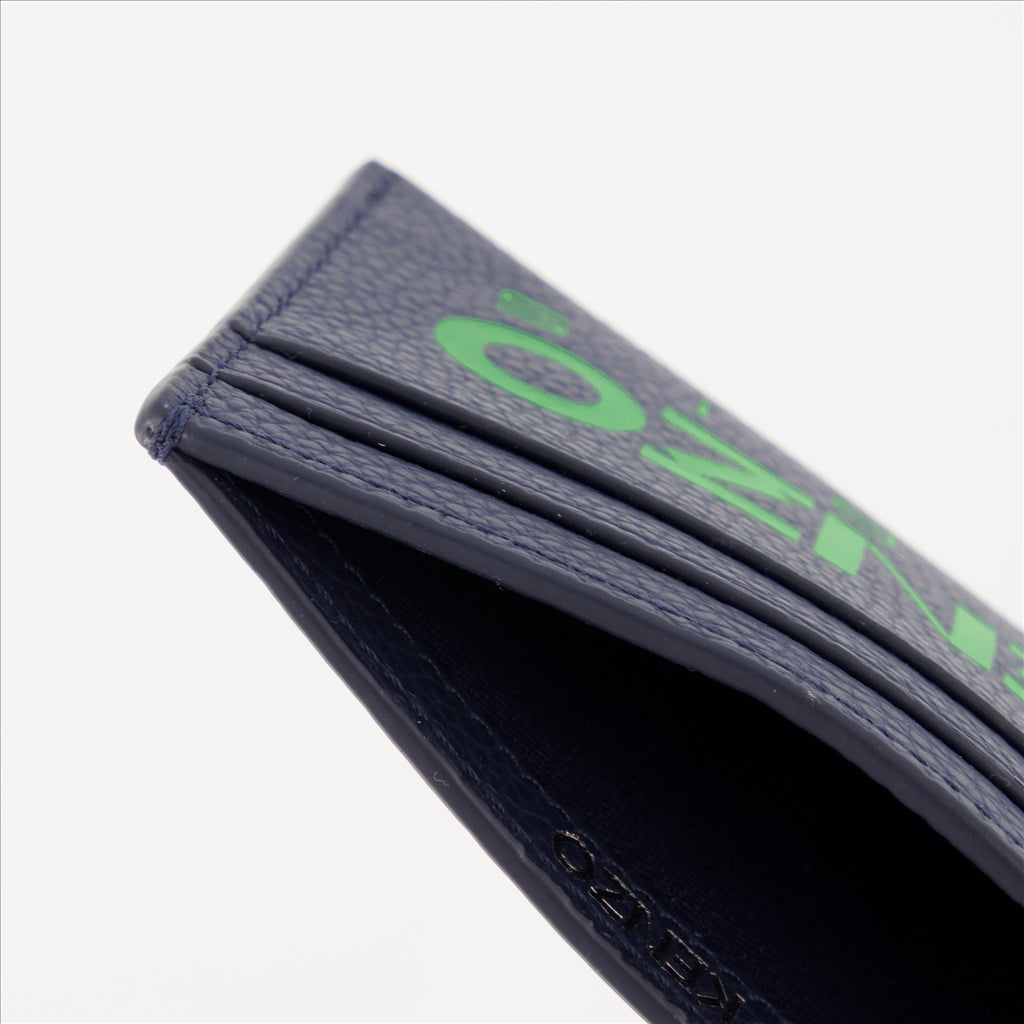 Petite maroquinerie Porte-cartes à logo Kenzo Bleu Homme