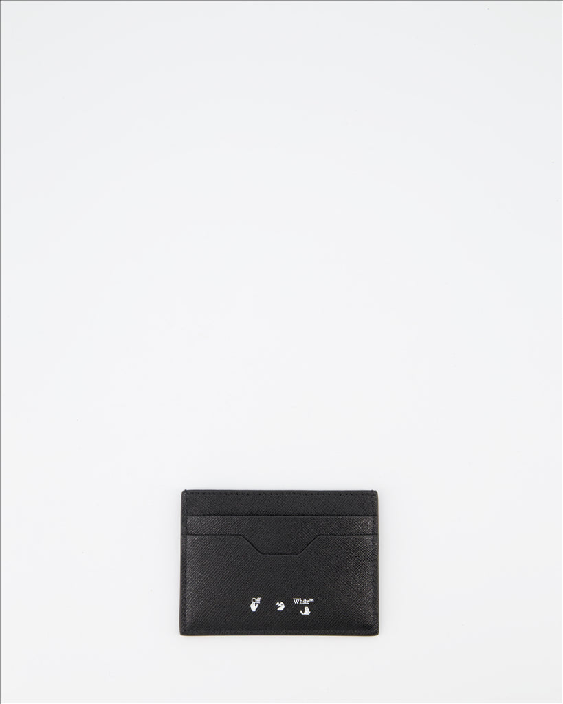 Small leather goods Diag card holder Off-White Black Man
