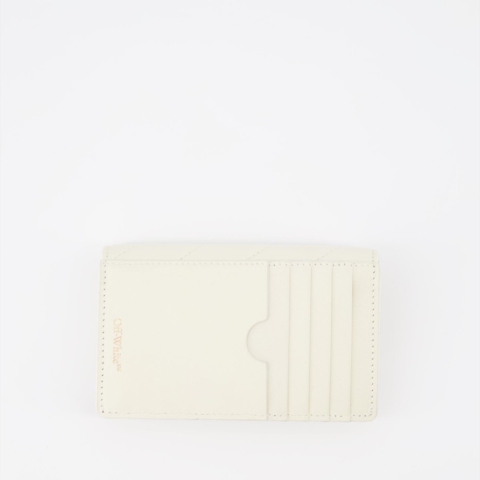 Small leather goods Leather card holder Off-White White Women