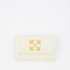 Small leather goods Leather card holder Off-White White Women