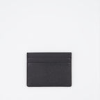Small leather goods Grained leather card holder Palm Angels Black Man