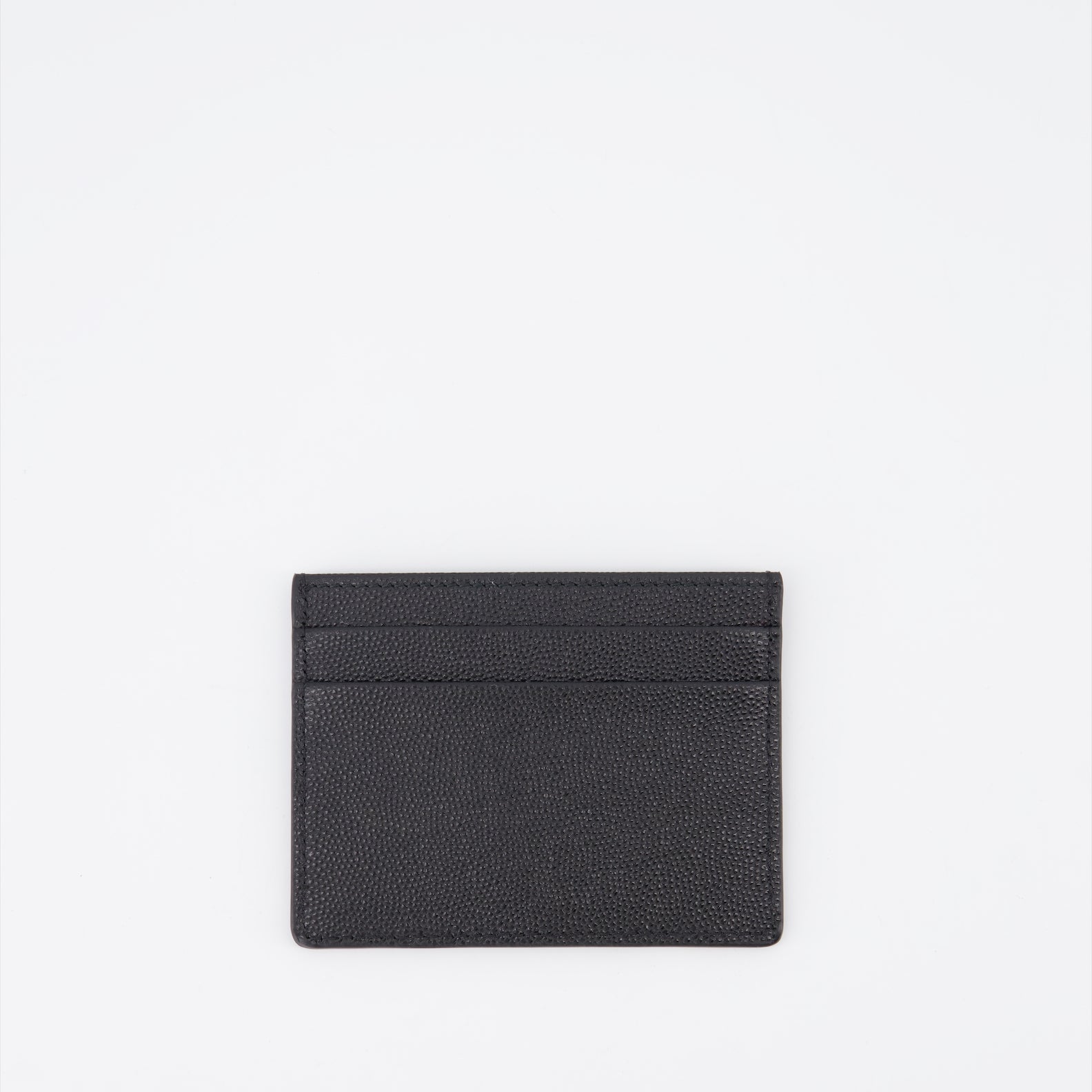 Small leather goods Grained leather card holder Palm Angels Black Man
