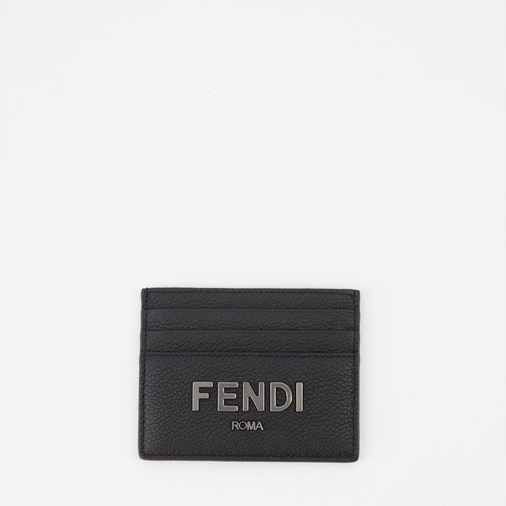 Small leather goods Leather card holder Fendi Black Man