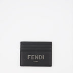 Small leather goods Leather card holder Fendi Black Man