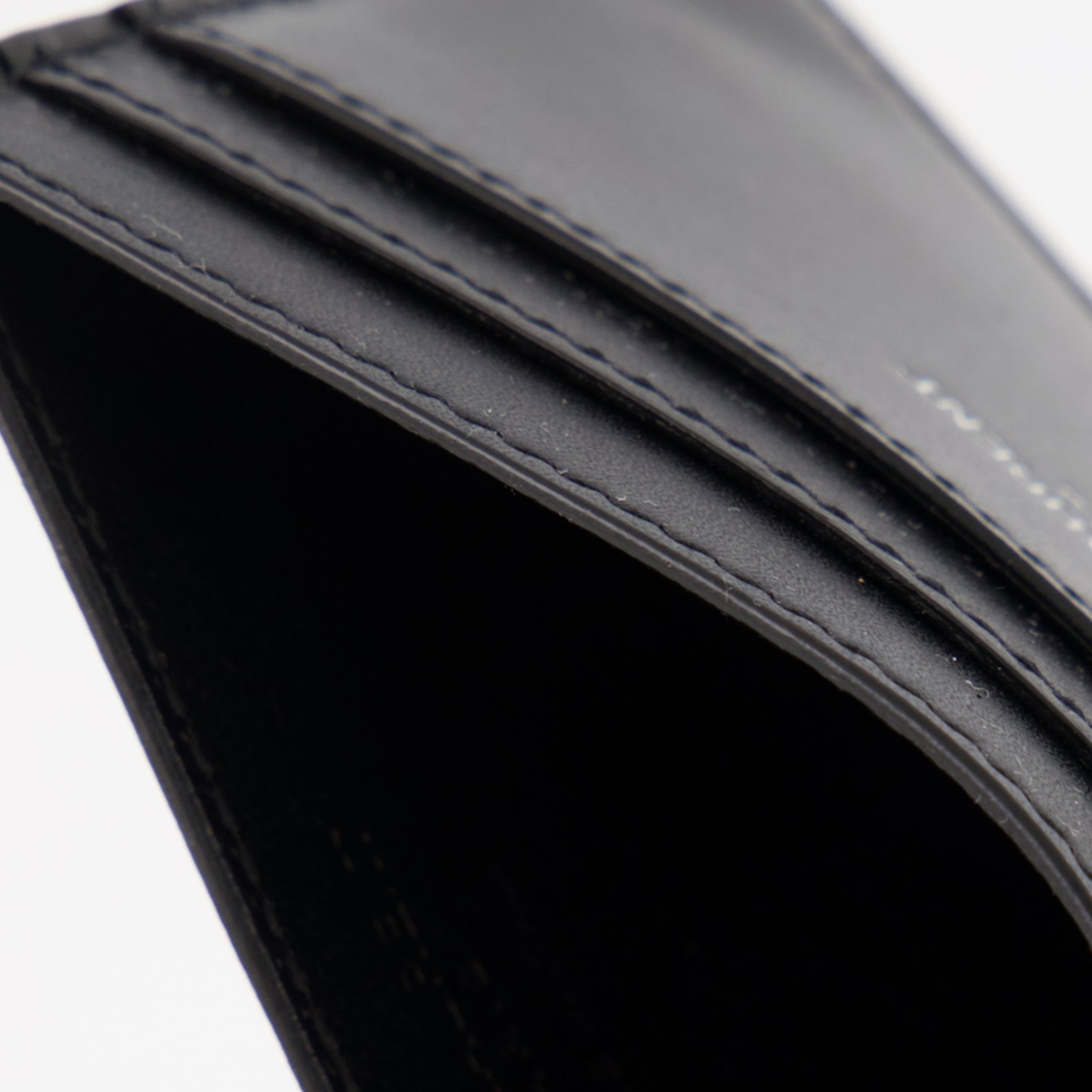 Petite maroquinerie Porte-cartes en cuir Saint Laurent Noir Homme