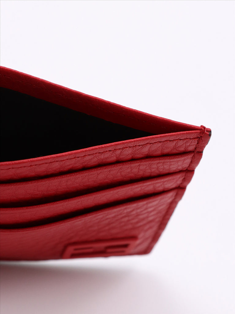 Small leather goods FF card holder Fendi Red Man