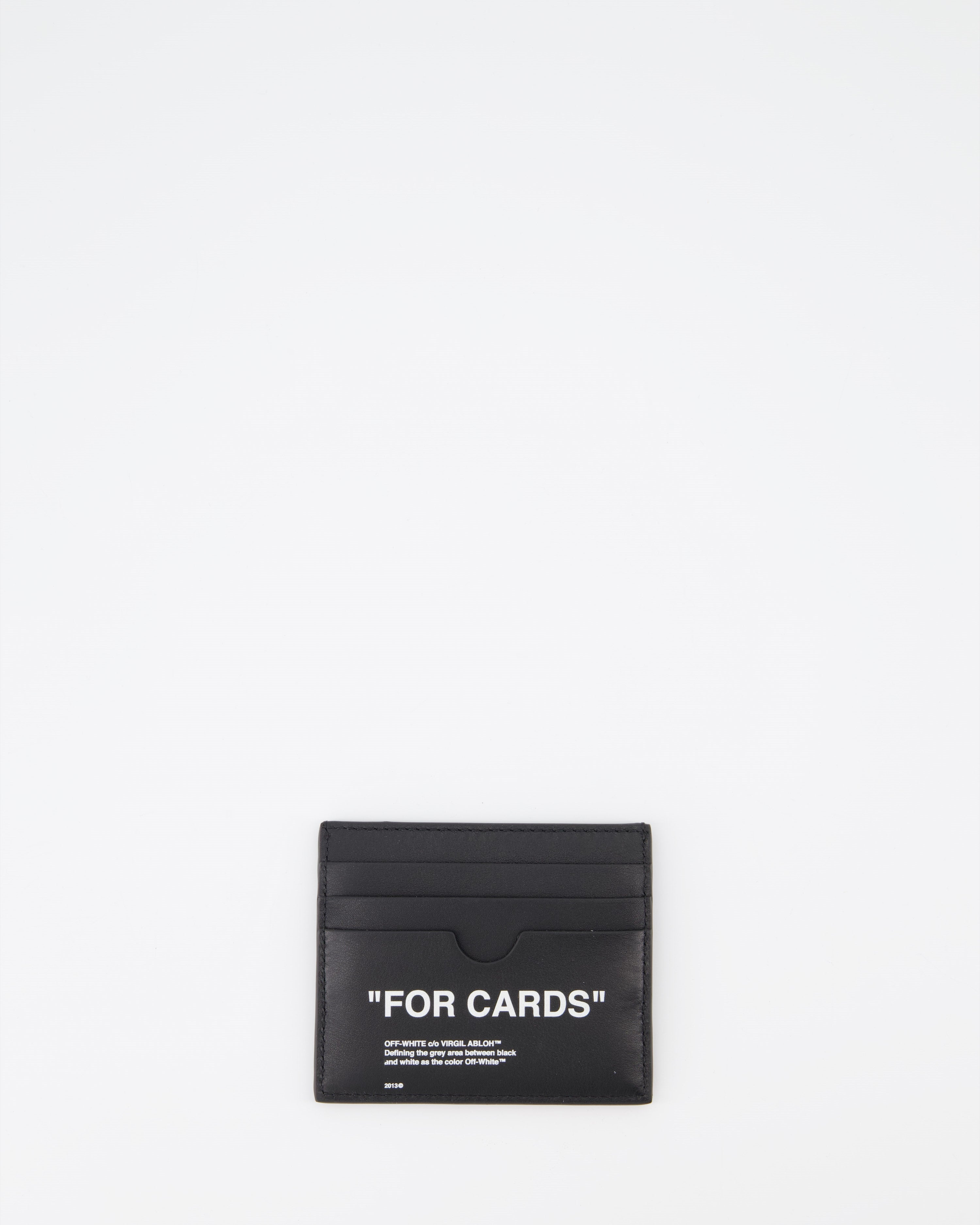 Piccola pelletteria Porte-cartes For Cards Off-White Nero Homme