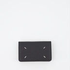 スモールレザーグッズ フォーステッチカードホルダー Maison Margiela 黒 ユニセックス