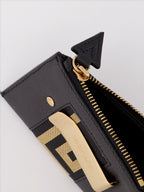 Piccola pelletteria Porte-cartes Greca Versace Nero Homme