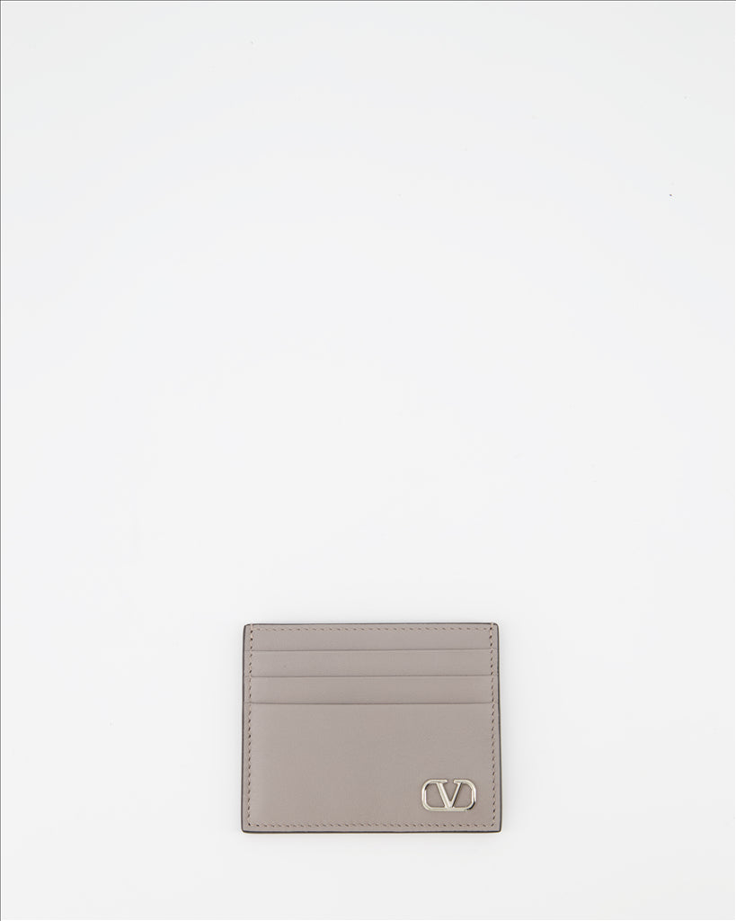 Piccola pelletteria Porte-cartes VLogo Valentino Garavani Grigio Homme