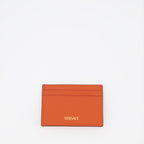 Small leather goods Medusa card holder Versace Orange Women