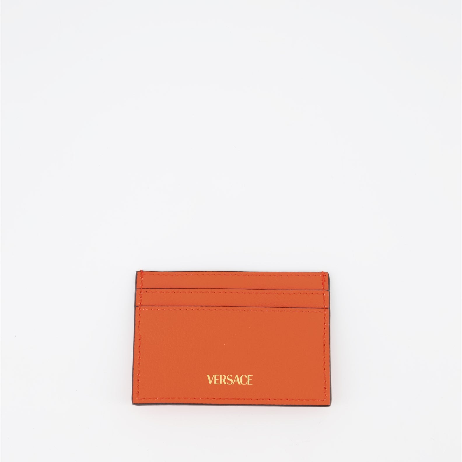 Small leather goods Medusa card holder Versace Orange Women