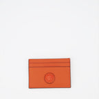 Small leather goods Medusa card holder Versace Orange Women