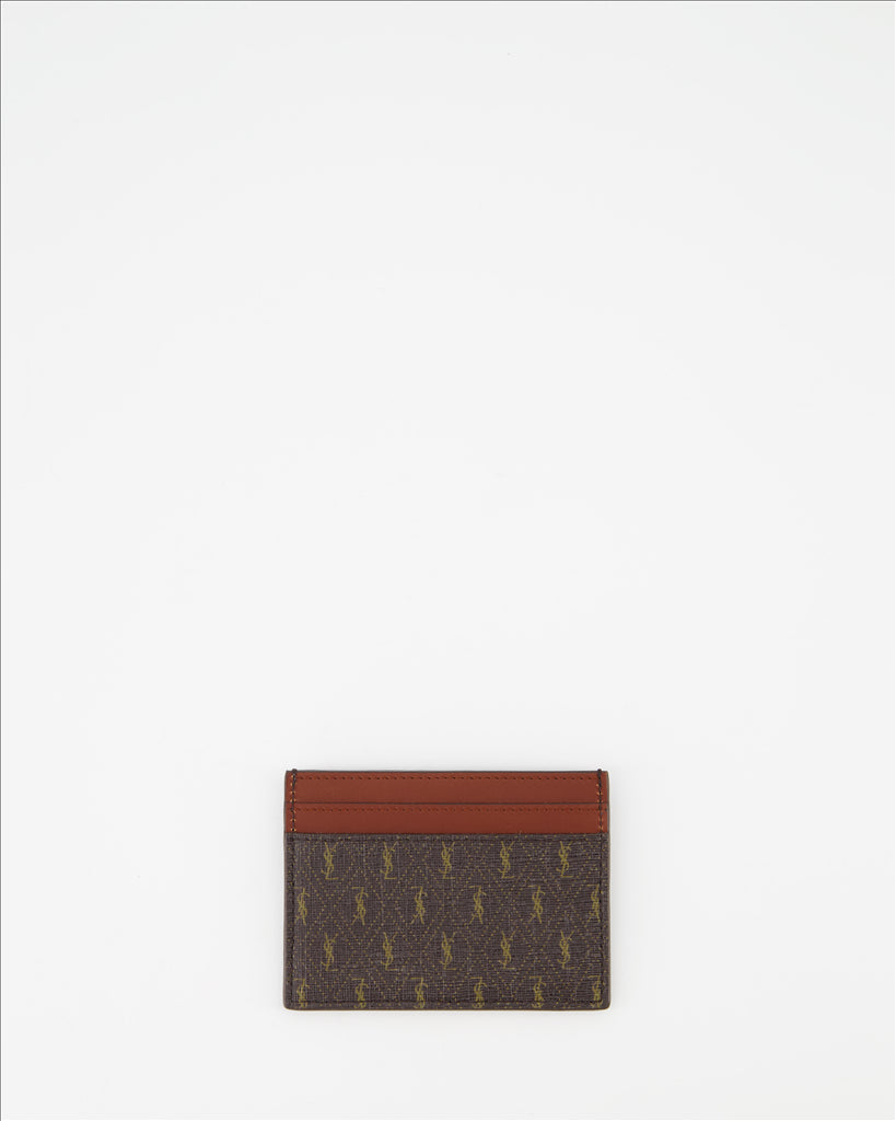 Porte-cartes monogrammé