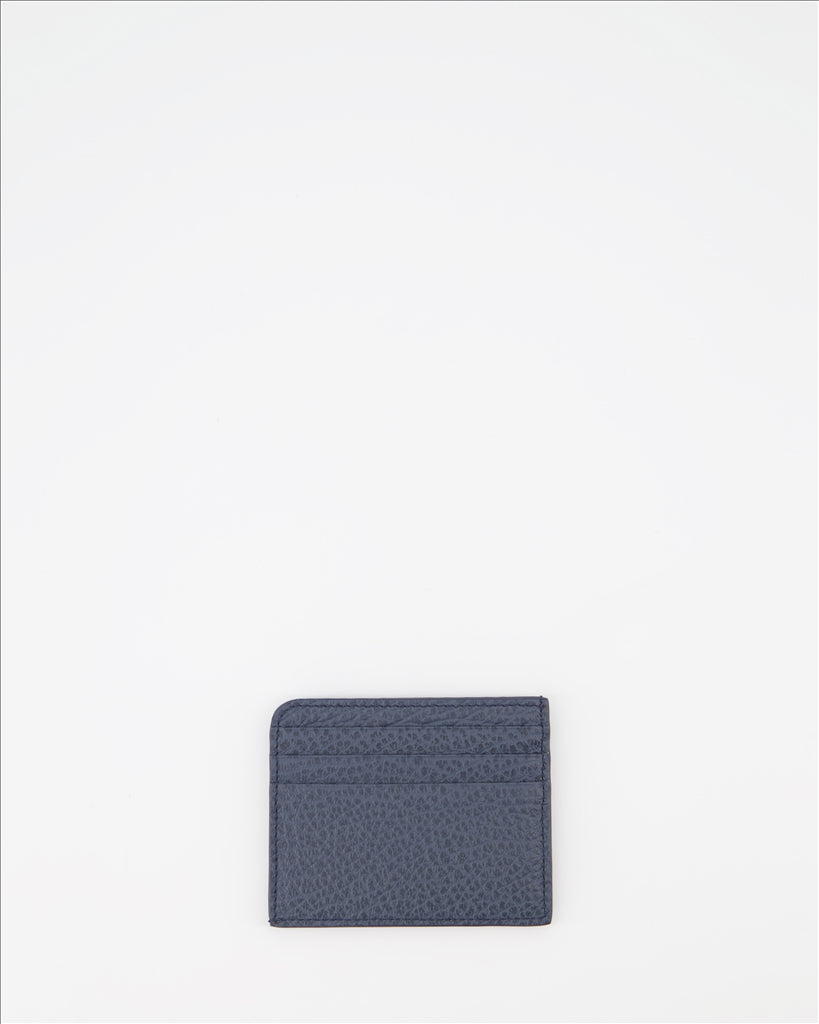 Petite maroquinerie Porte-cartes Signature Maison Margiela Bleu Femme