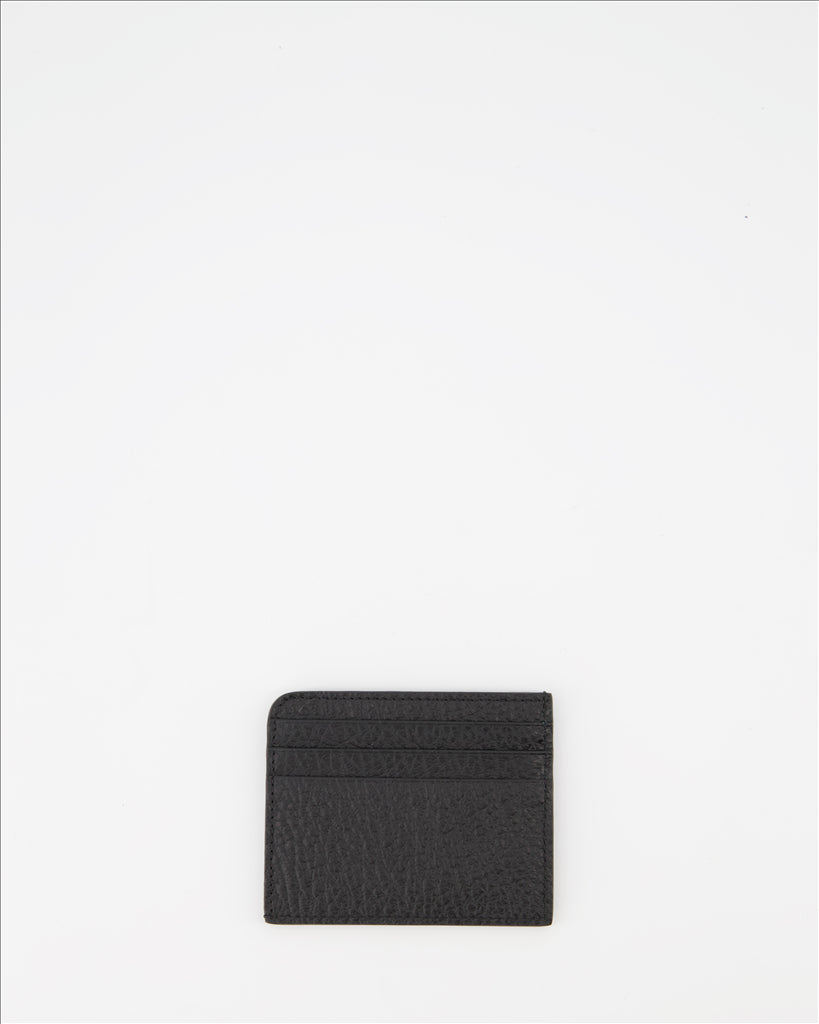 Petite maroquinerie Porte-cartes Signature Maison Margiela Noir Femme