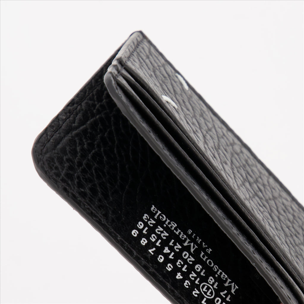 Petite maroquinerie Porte-cartes Signature Maison Margiela Noir Femme