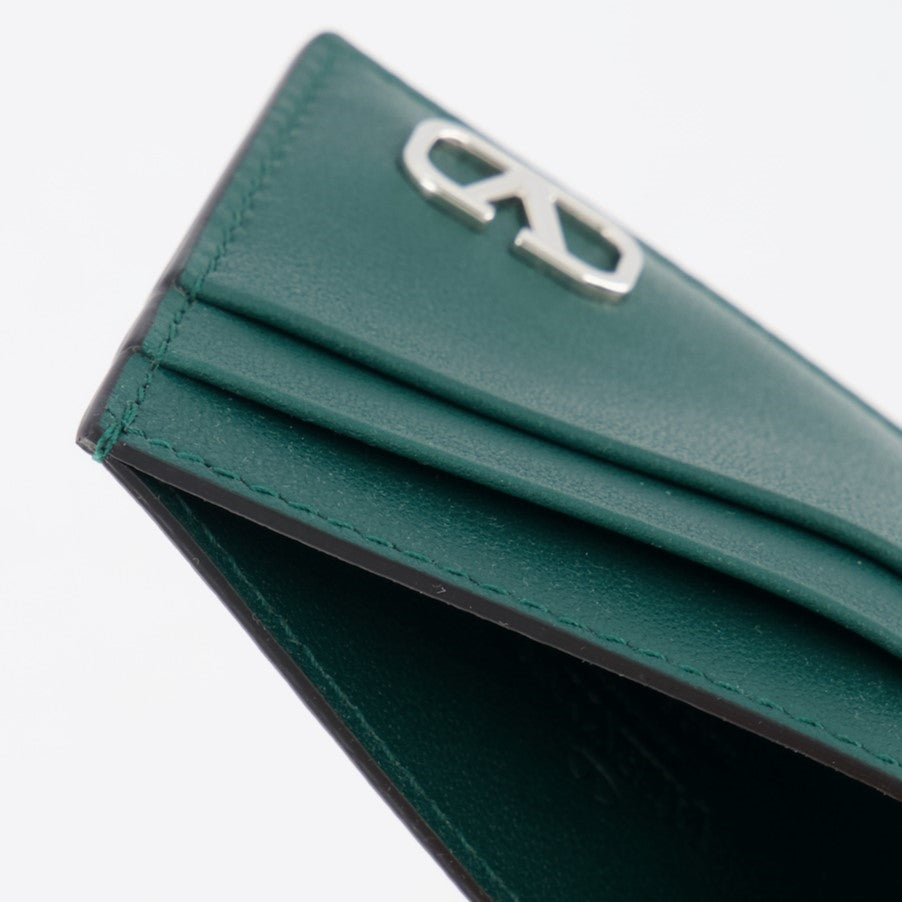 Piccola pelletteria Porte-cartes VLogo Valentino Garavani Verde Homme