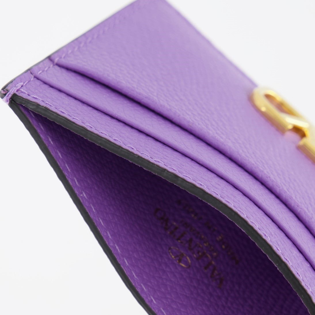 Piccola pelletteria Porte-cartes VLogo Valentino Garavani Viola Femme