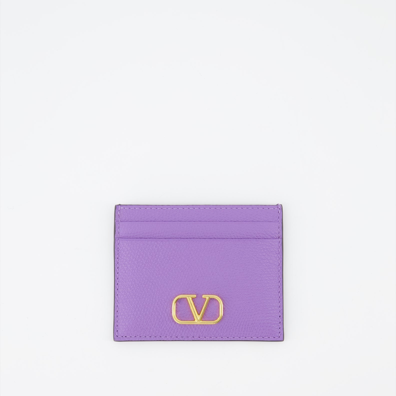 Piccola pelletteria Porte-cartes VLogo Valentino Garavani Viola Femme