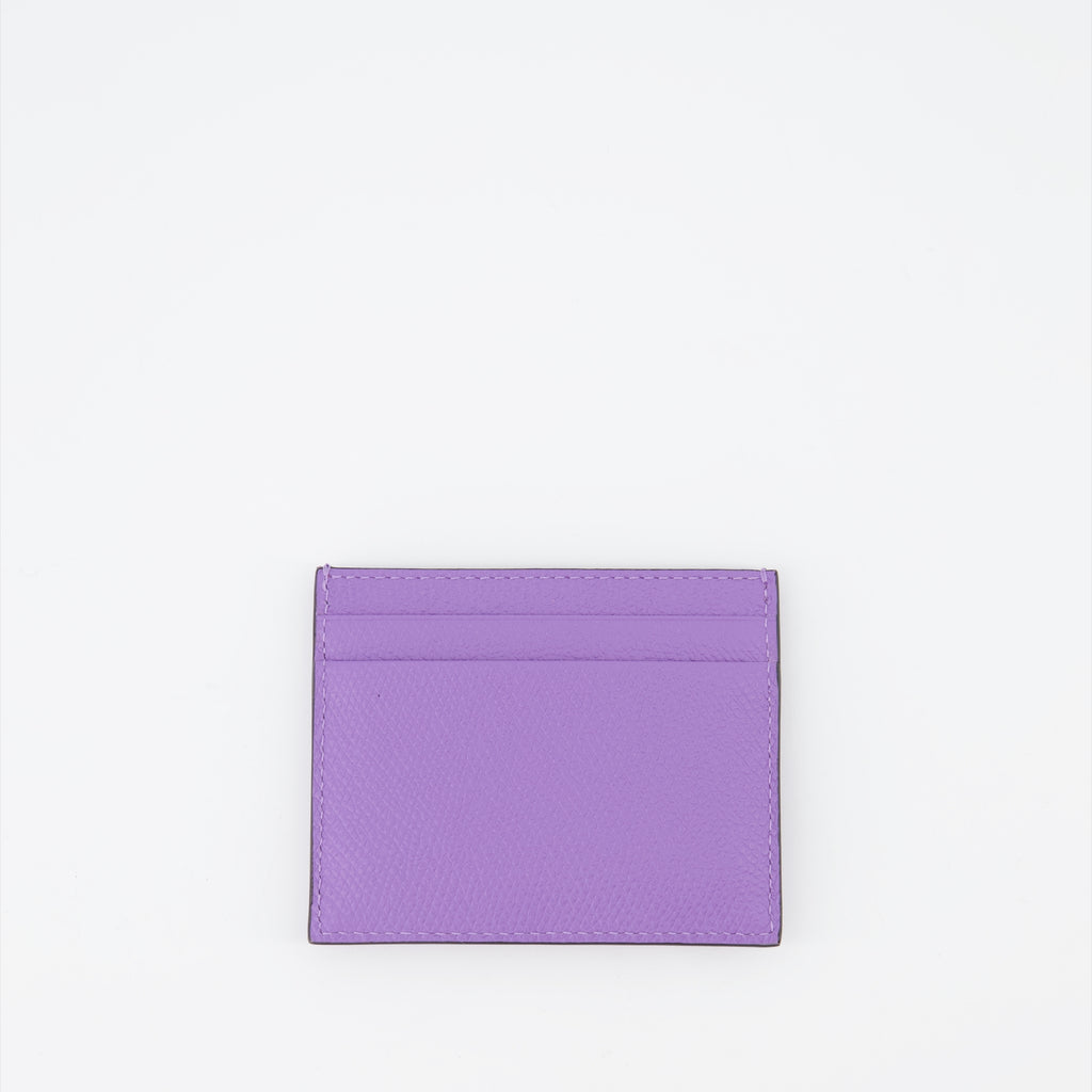Piccola pelletteria Porte-cartes VLogo Valentino Garavani Viola Femme