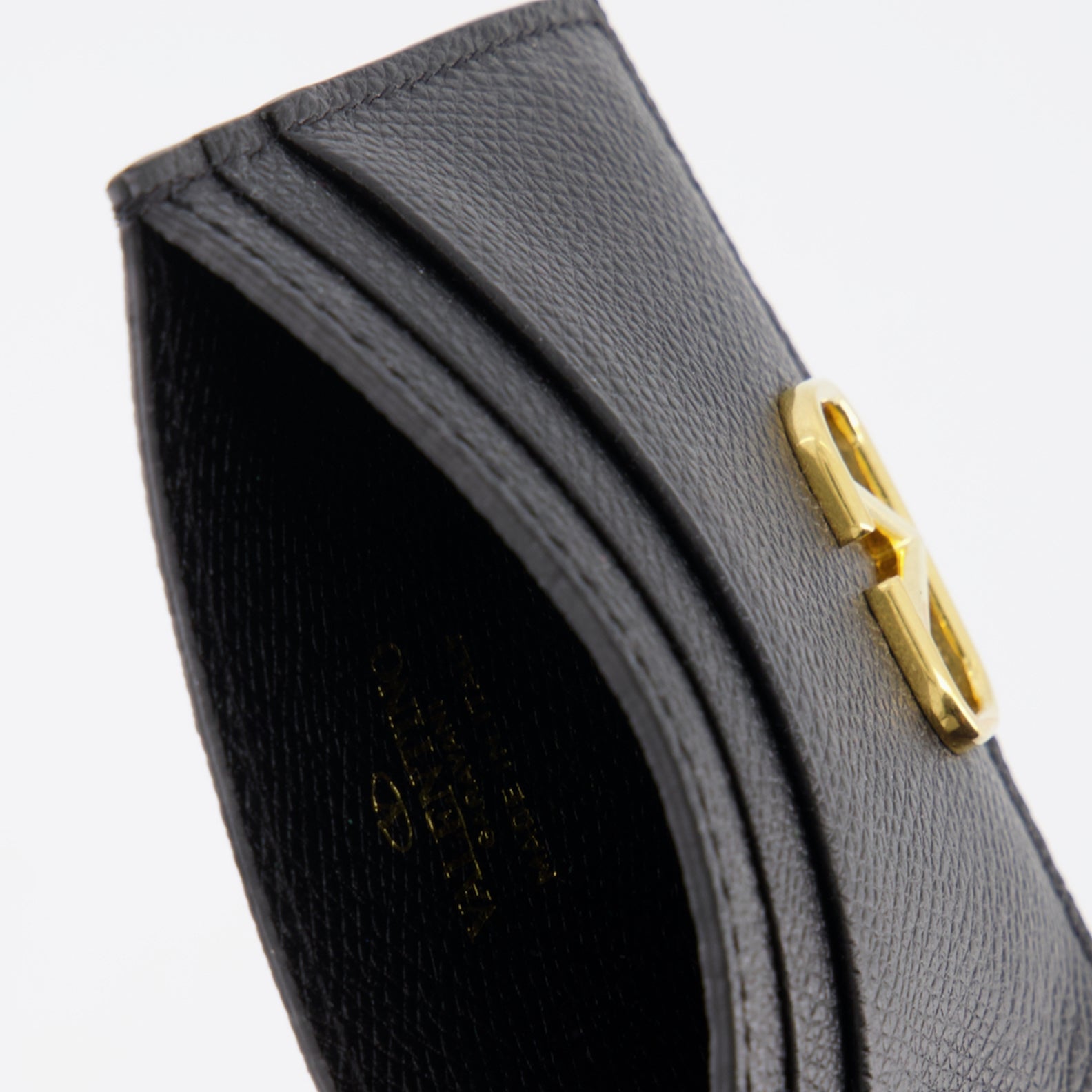 Piccola pelletteria Porte-cartes VLogo Valentino Garavani Nero Femme