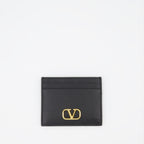 Piccola pelletteria Porte-cartes VLogo Valentino Garavani Nero Femme