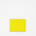 Small leather goods VLogo Signature Grainy Card Holder Valentino Garavani Yellow Women
