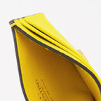 Small leather goods VLogo Signature Grainy Card Holder Valentino Garavani Yellow Women