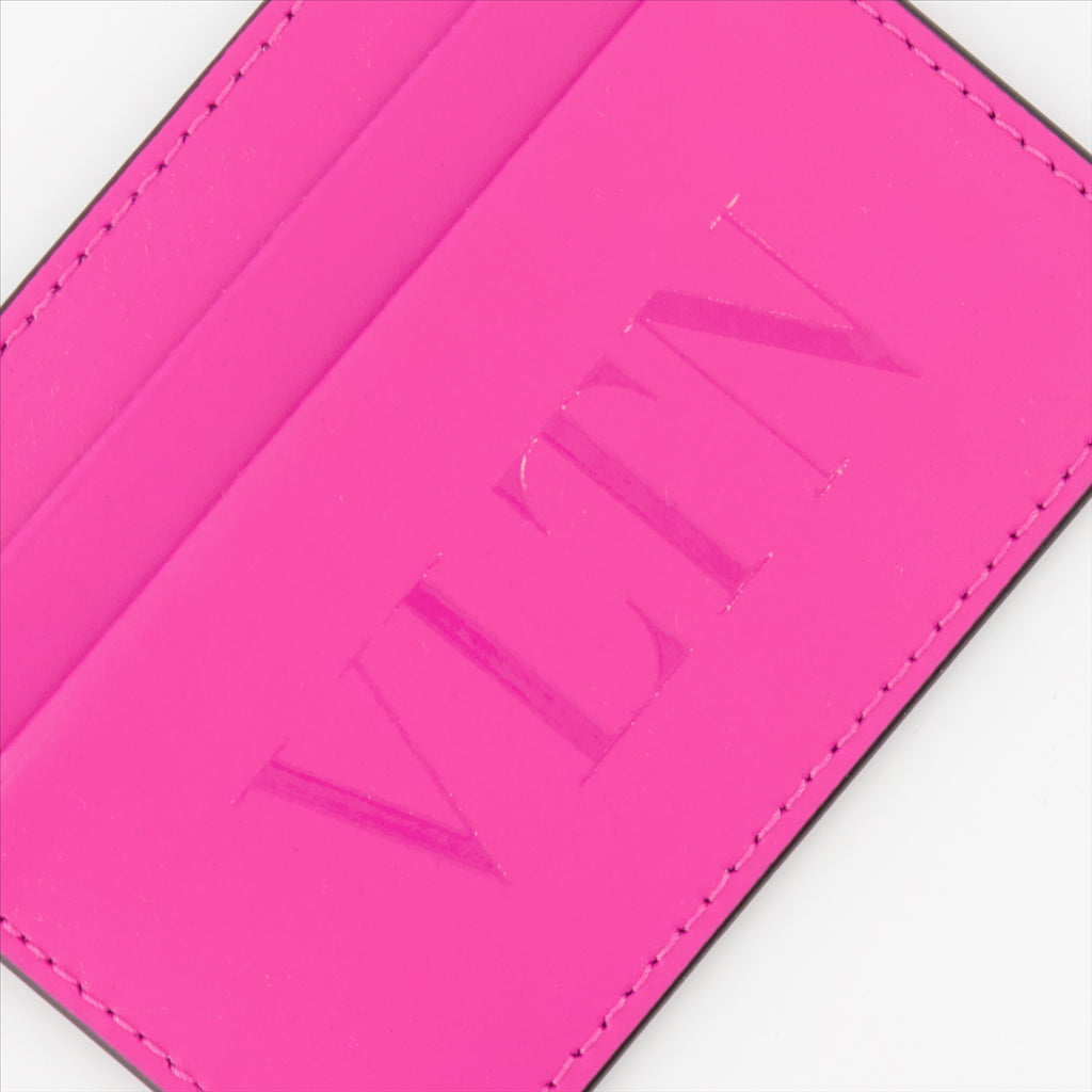 Piccola pelletteria Porte-cartes VLTN Valentino Garavani Rosa Homme